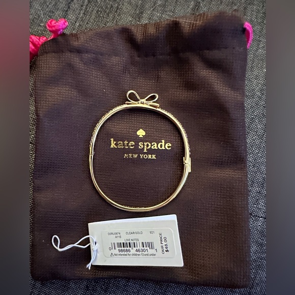 Kate Spade bow bracelet NWT - Picture 2 of 2